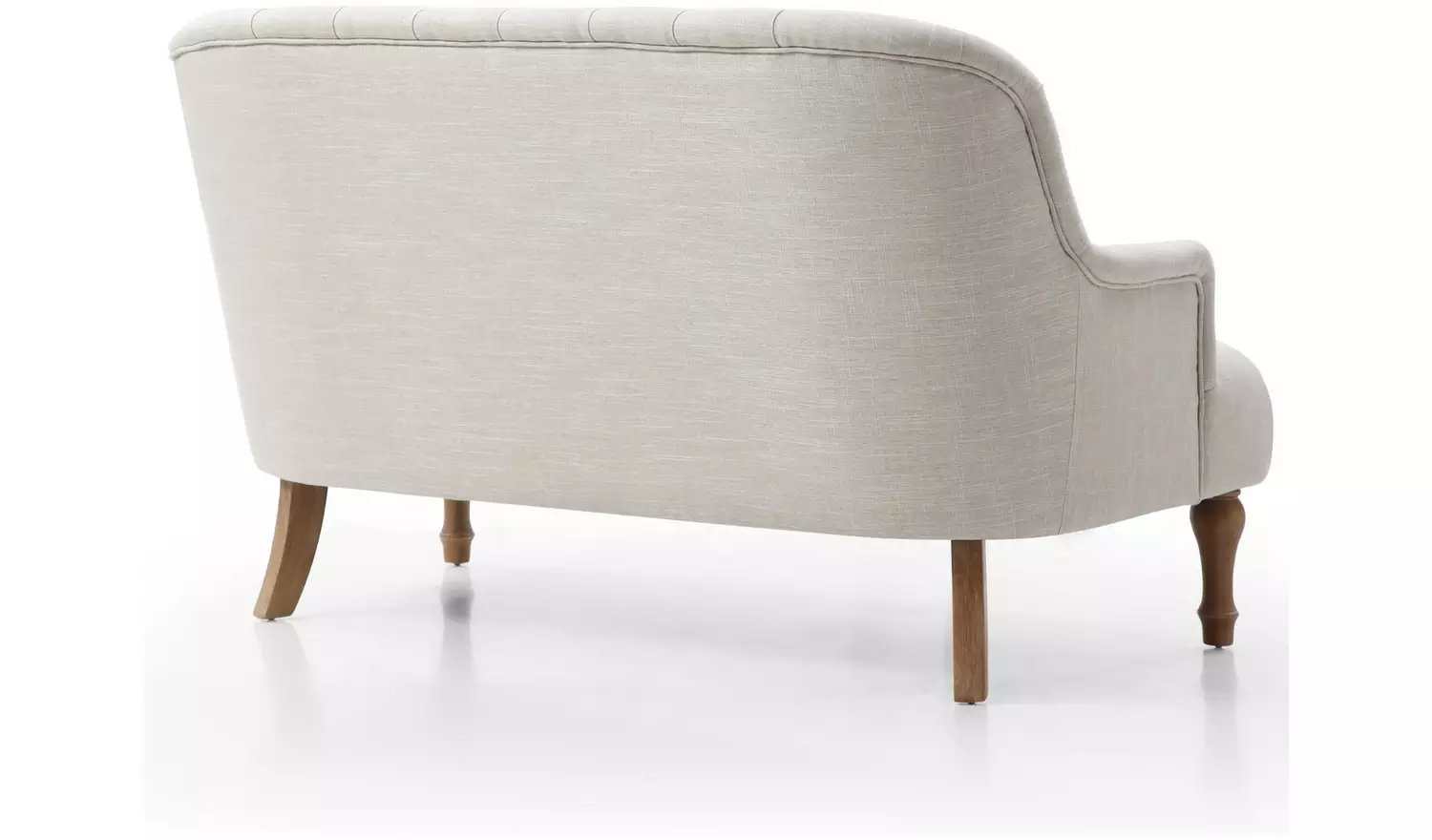 Kyoto Charlie Fabric 2 Seater Sofa - Cream