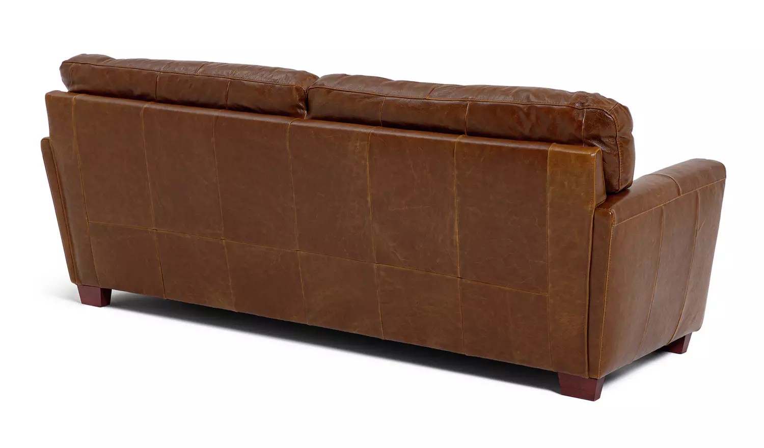 Habitat Milford Leather 4 Seater Sofa - Tan