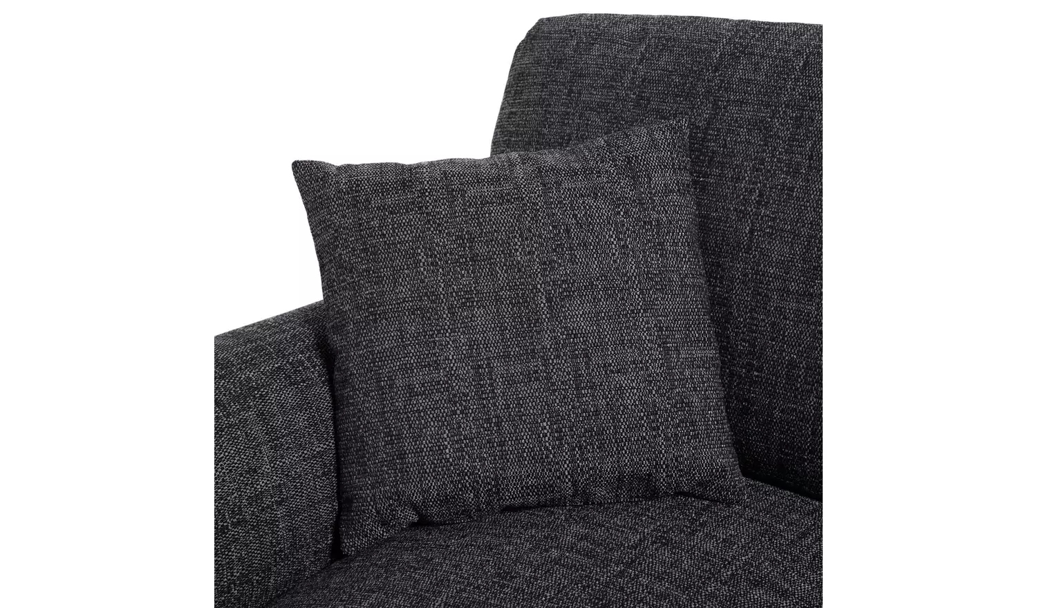 Argos Home Lisbon Fabric 2 Seater Sofa - Charcoal
