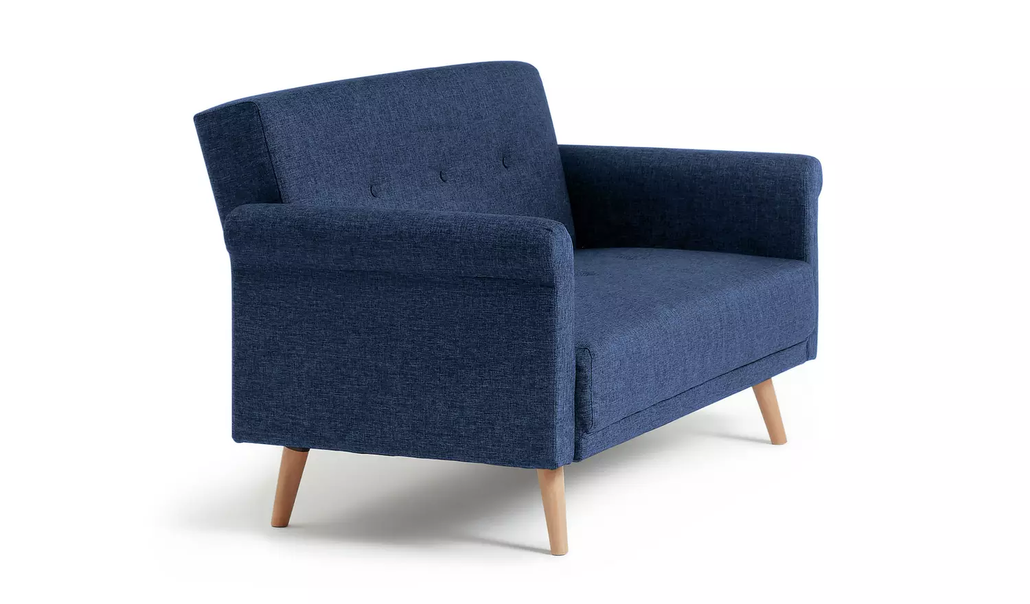 Argos Home Evie Fabric 2 Seater Sofa - Navy Blue