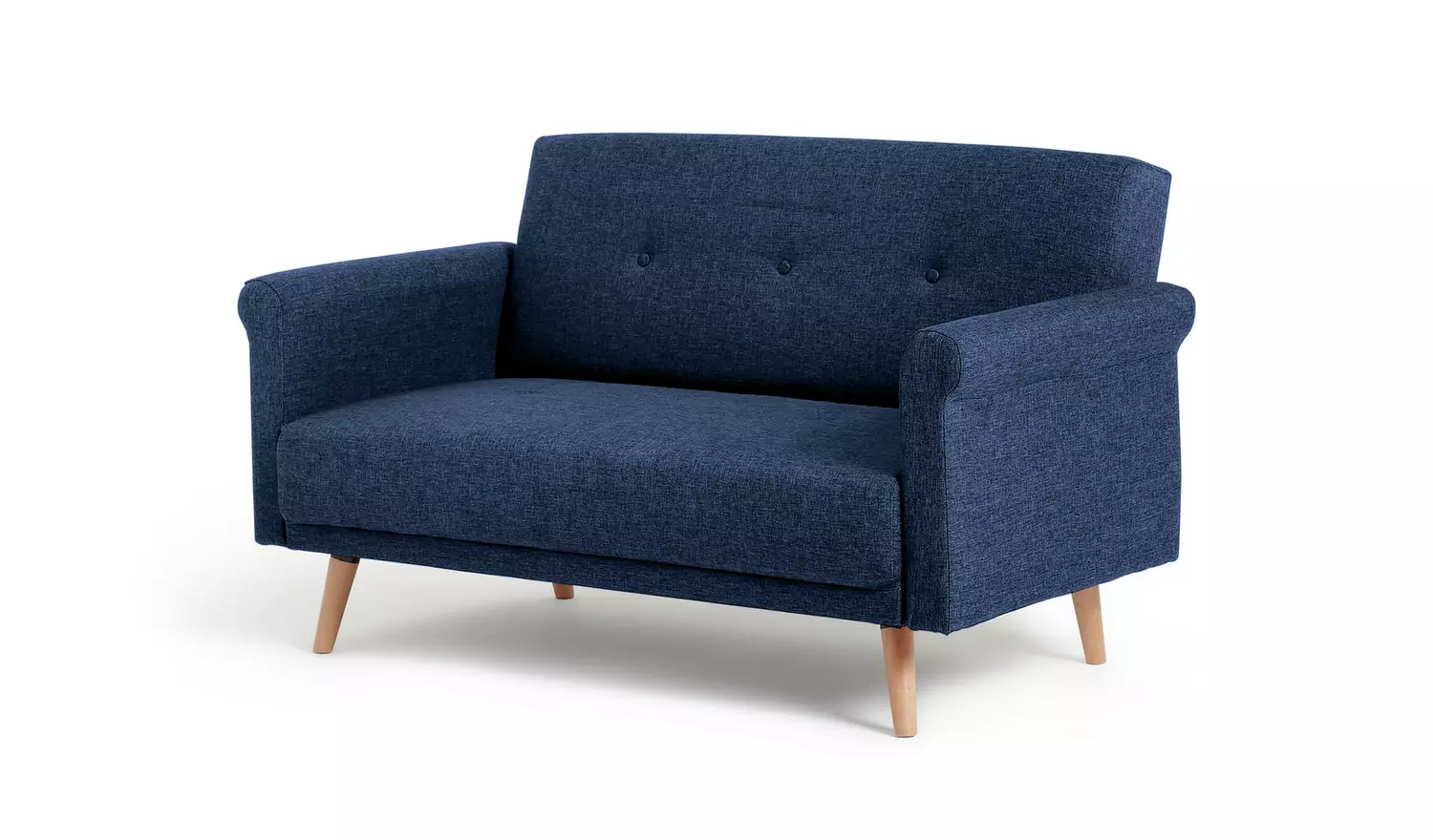 Argos Home Evie Fabric 2 Seater Sofa - Navy Blue