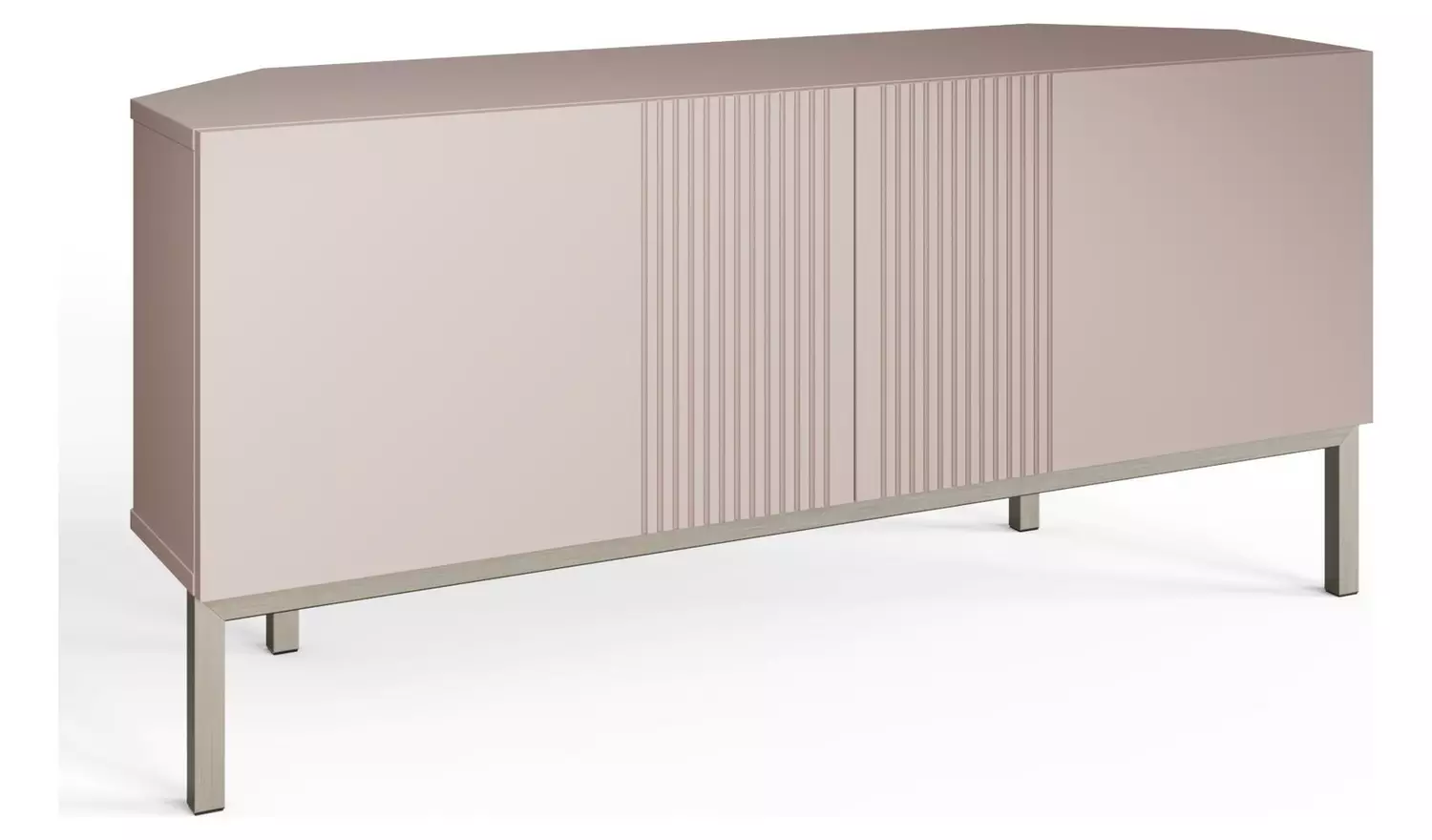 Frank Olsen Iona 2 Door Corner TV Unit - Mulberry