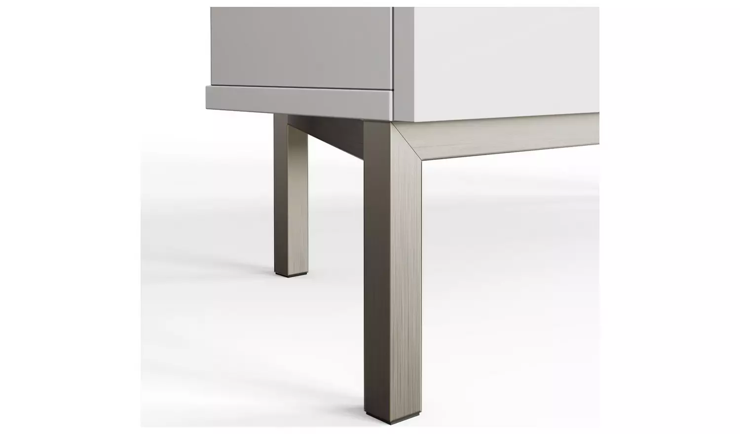 Frank Olsen Iona 2 Door Corner TV Unit - White