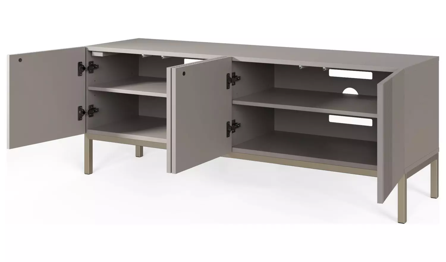 Frank Olsen Iona 4 Door TV Unit - Grey