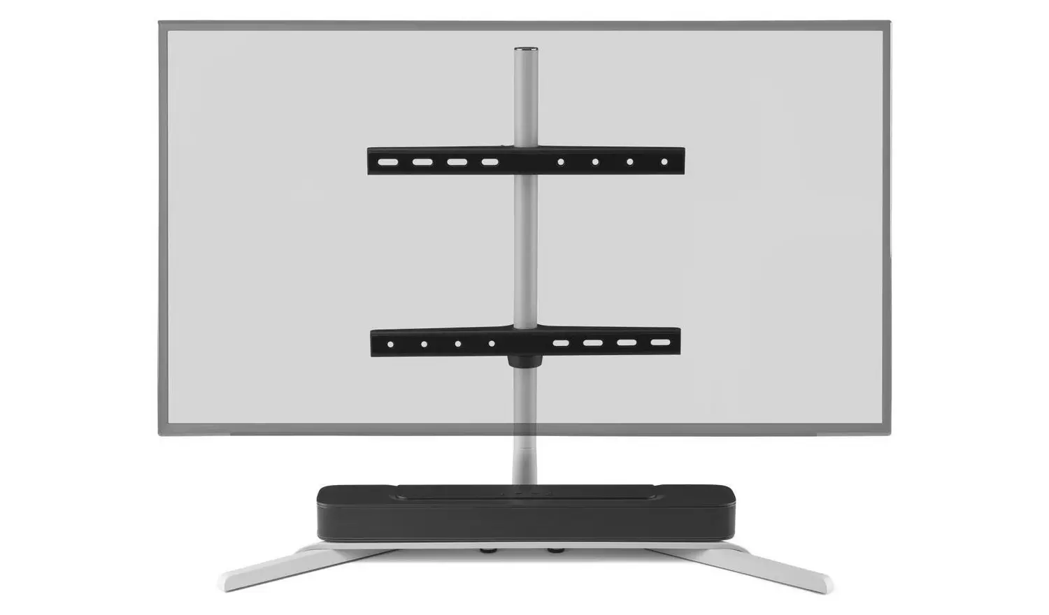 One For All WM7431 Table Top Up to 70 Inch TV Stand - Silver