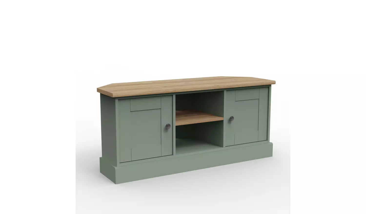 Argos Home Winchester 2 Door Corner TV Unit - Green