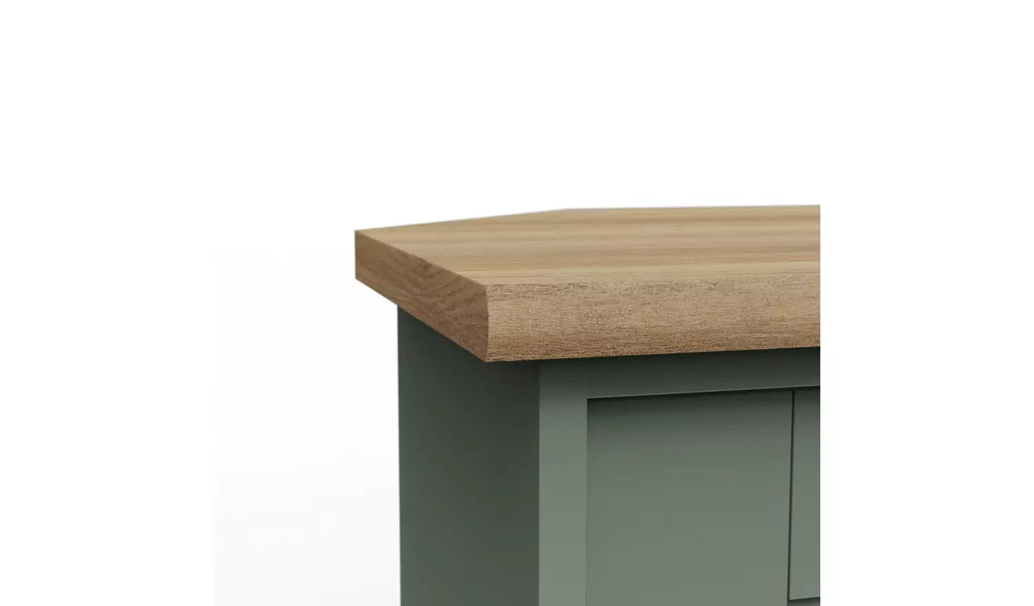 Argos Home Winchester 2 Door Corner TV Unit - Green