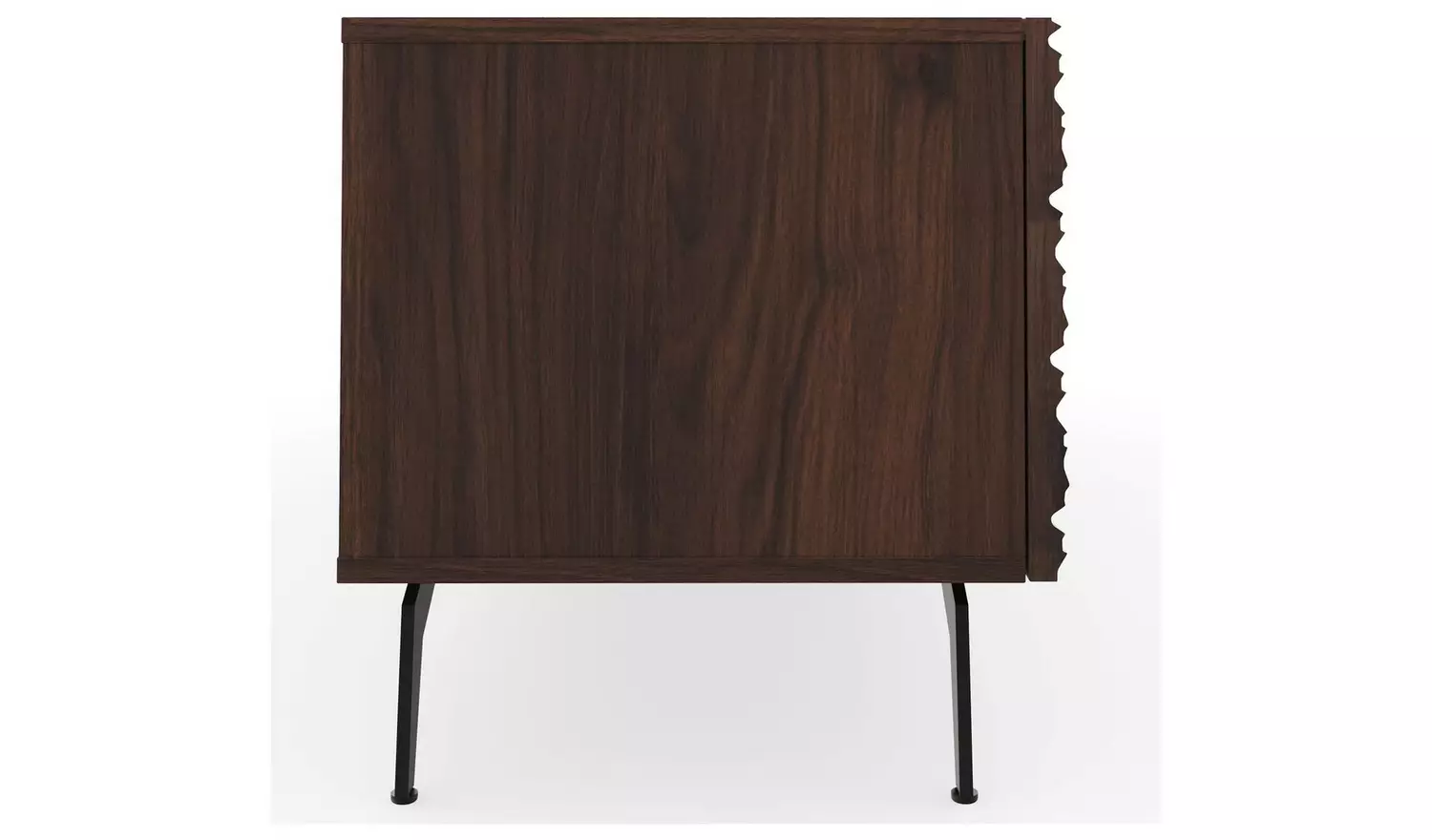 GFW Bantham 2 Door and 1 Drawer TV Unit - Walnut