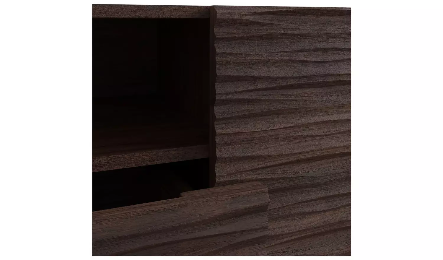 GFW Bantham 2 Door and 1 Drawer TV Unit - Walnut