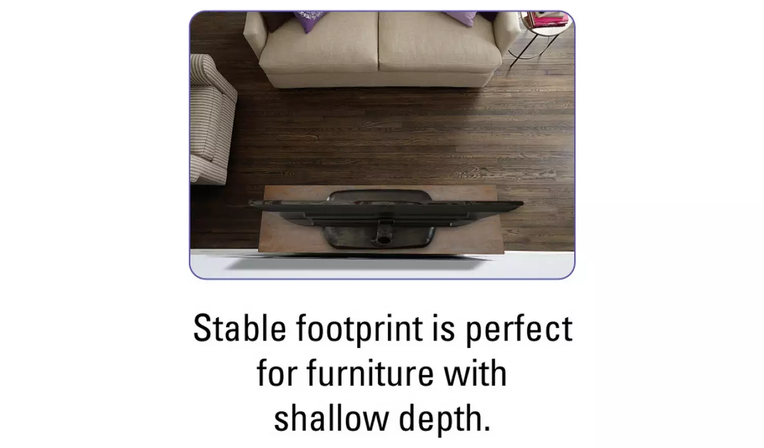 Sanus Swivel 32-65 Inch TV Stand - Black