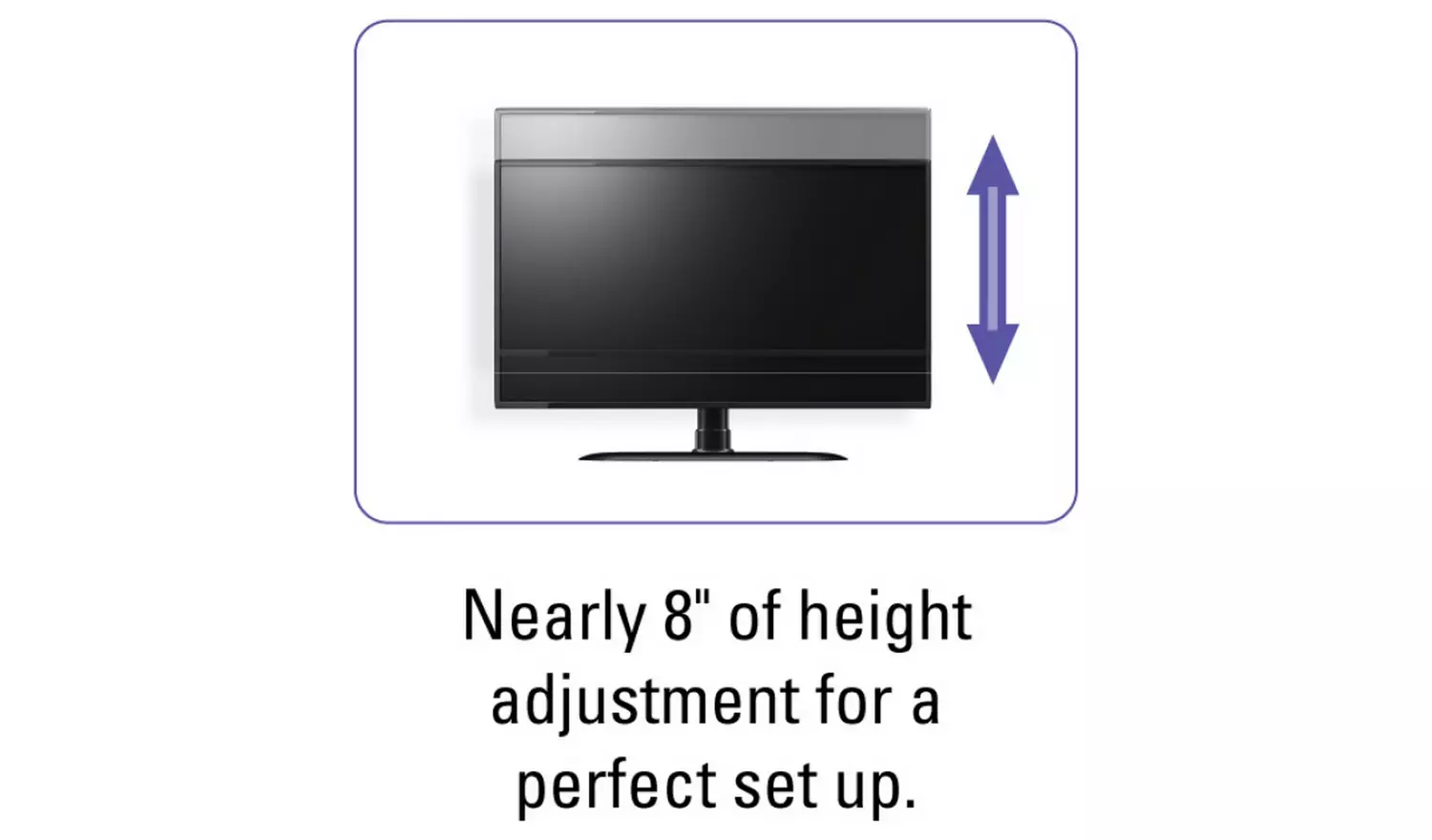 Sanus Swivel 32-65 Inch TV Stand - Black