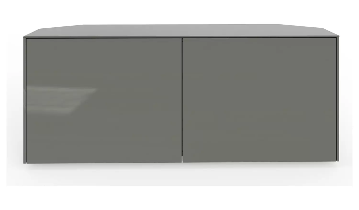 Frank Olsen Intel 2 Door Corner TV Unit - Grey