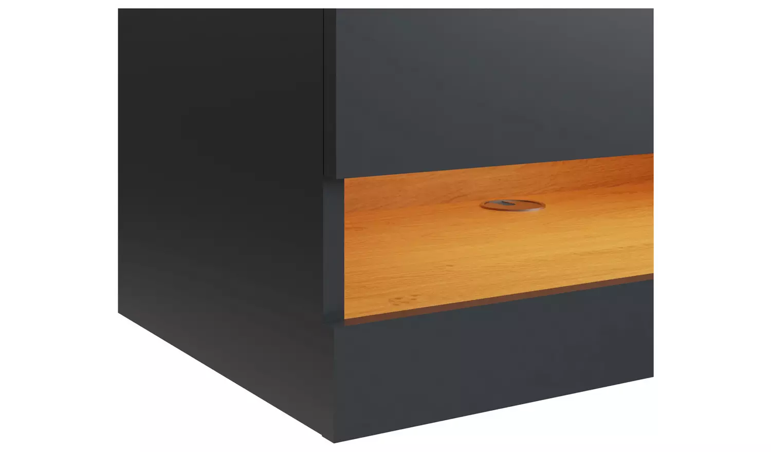 GFW Leon 150cm LED Wall TV Unit - Anthracite