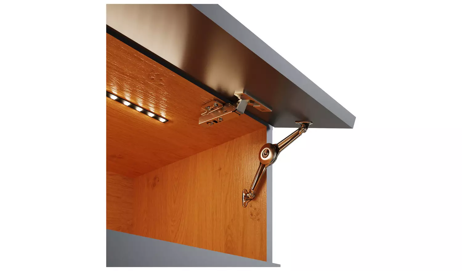 GFW Leon 150cm LED Wall TV Unit - Anthracite