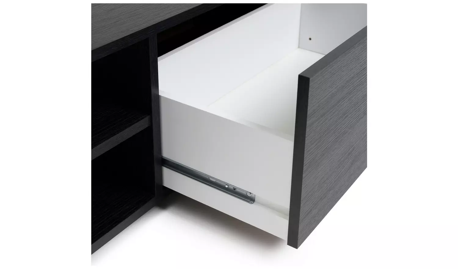 Argos Home Squares 1 Drawer TV Unit - Black