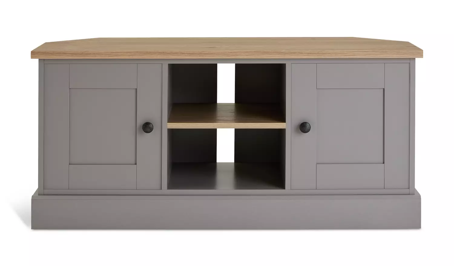 Argos Home Winchester 2 Door Corner TV Unit - Grey