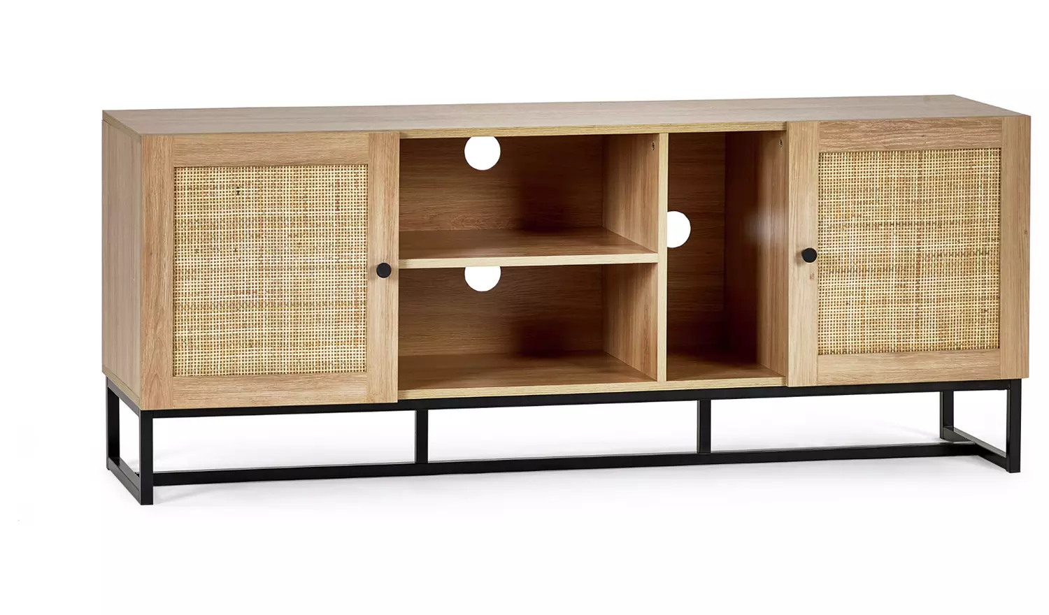 Julian Bowen Padstow 2 Door TV Unit - Natural