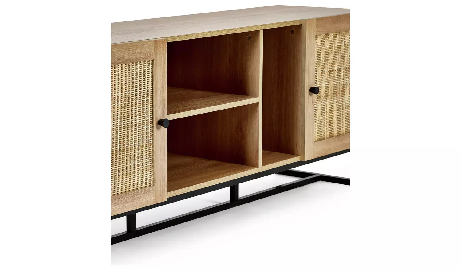 Julian Bowen Padstow 2 Door TV Unit - Natural