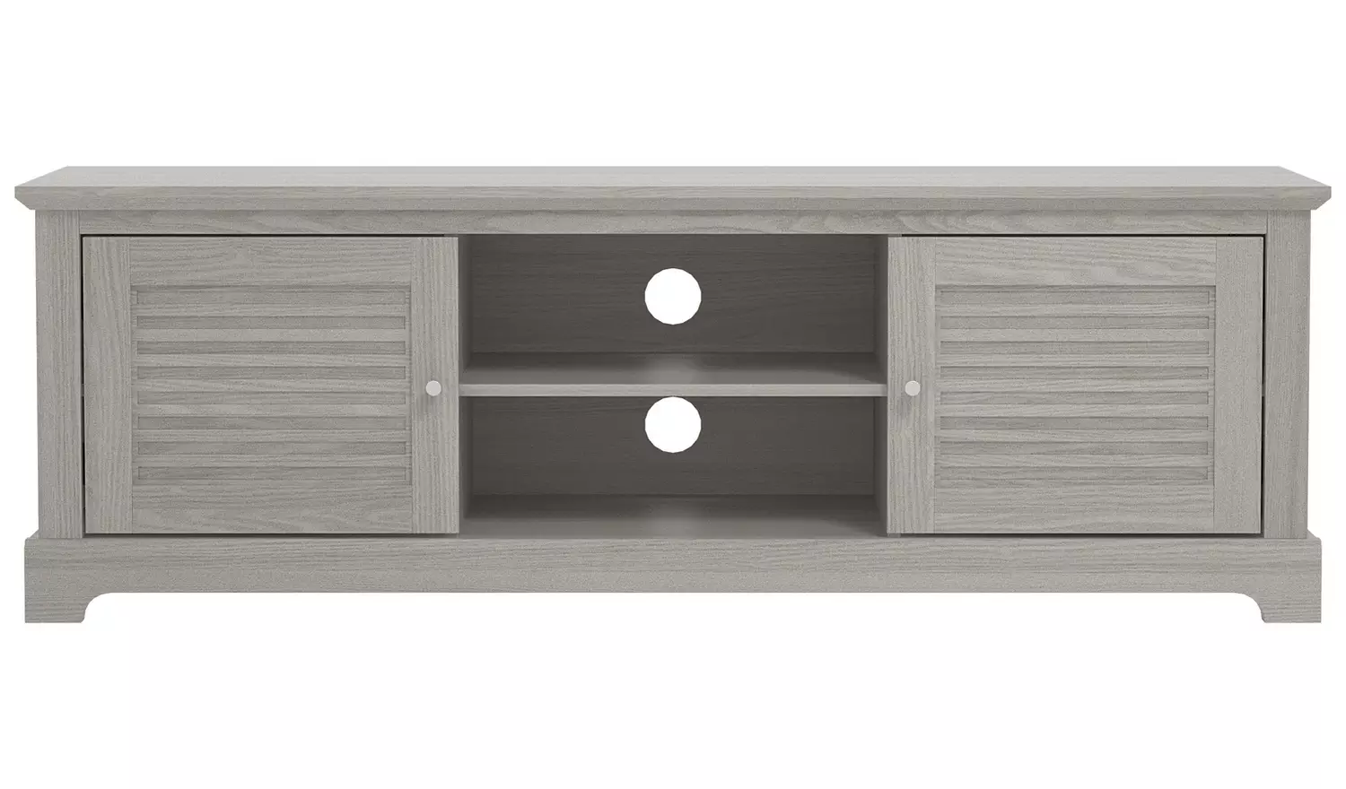 GFW Salcombe 2 Door TV Unit - Grey