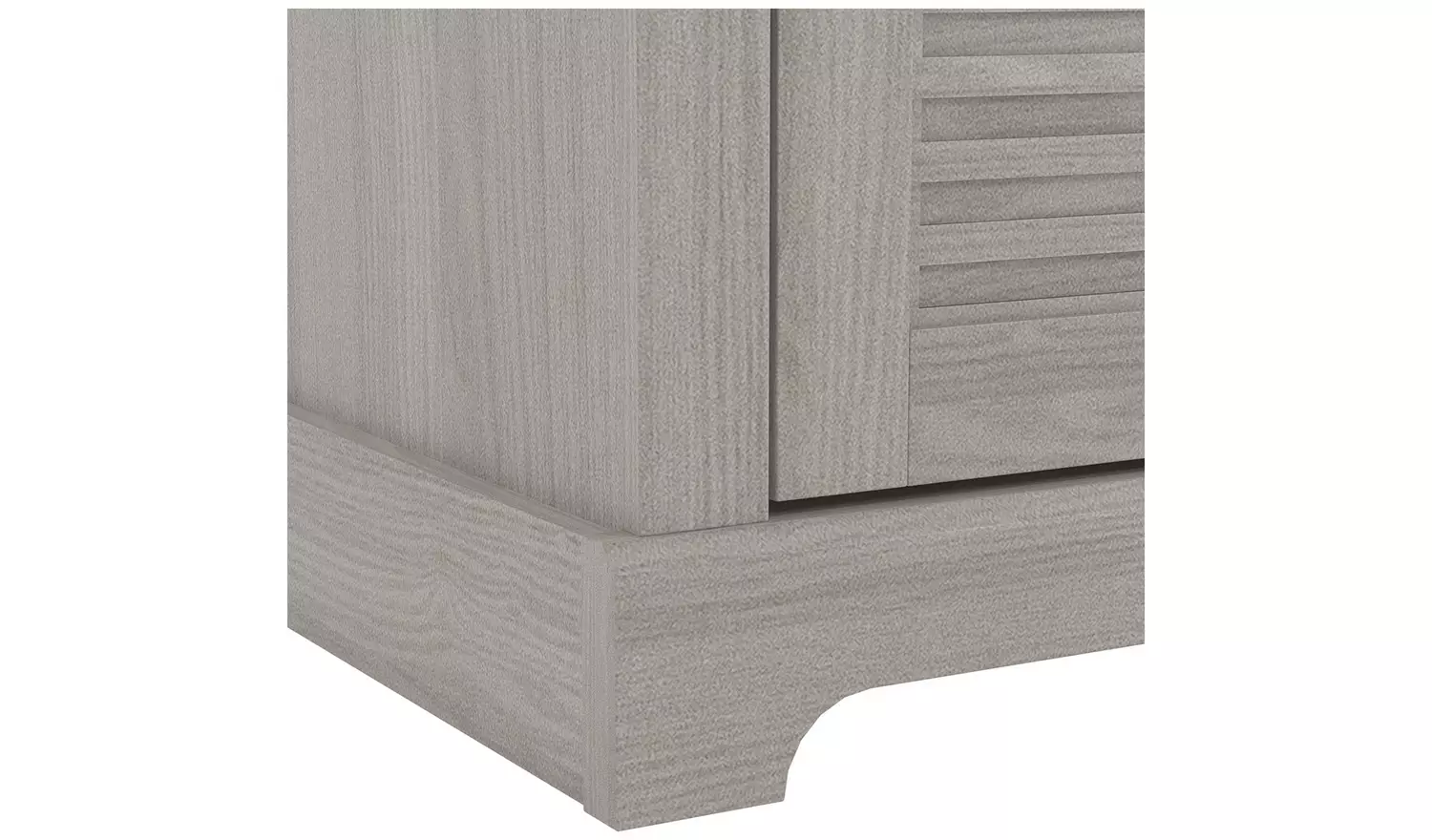 GFW Salcombe 2 Door TV Unit - Grey