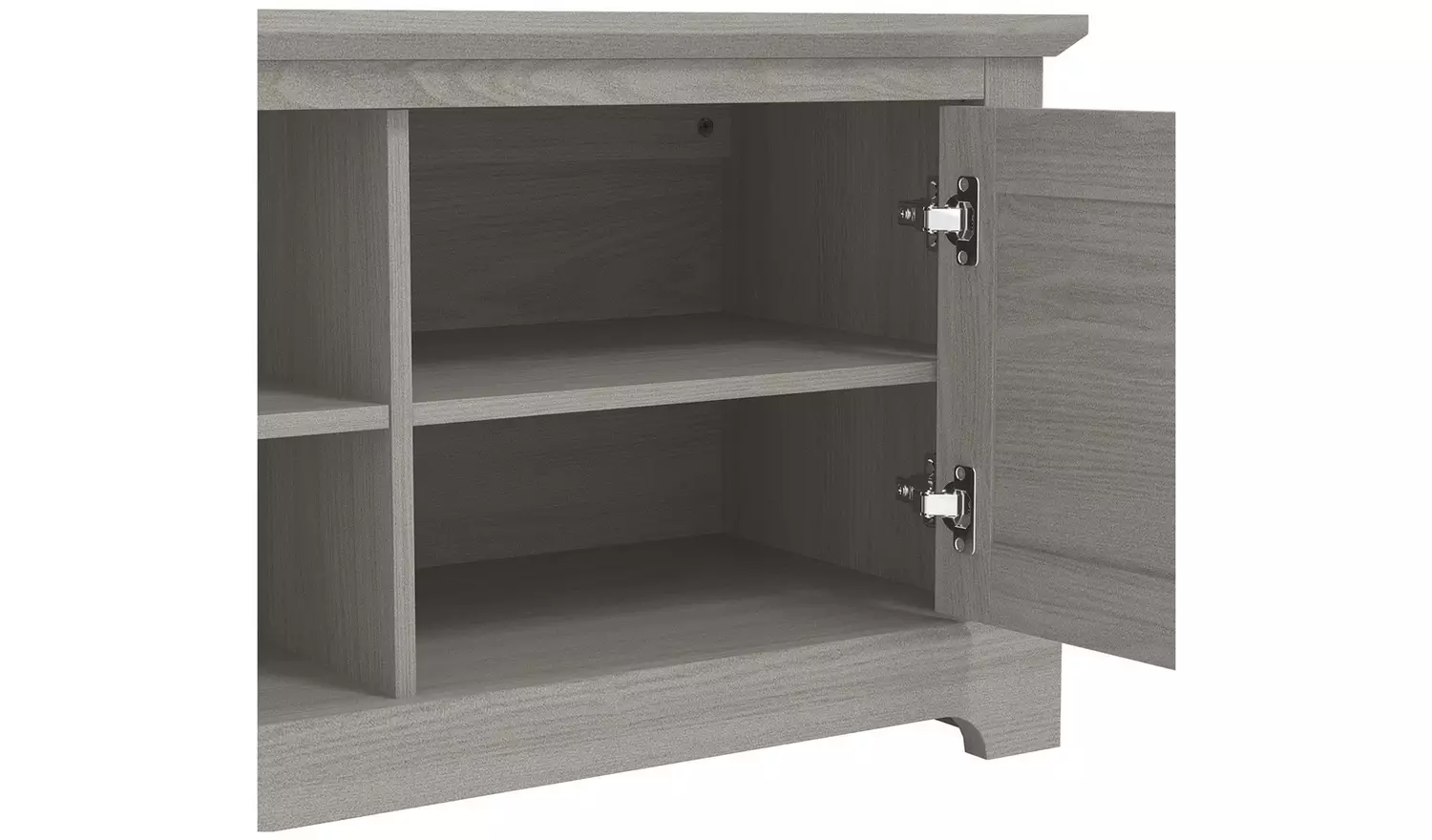 GFW Salcombe 2 Door TV Unit - Grey
