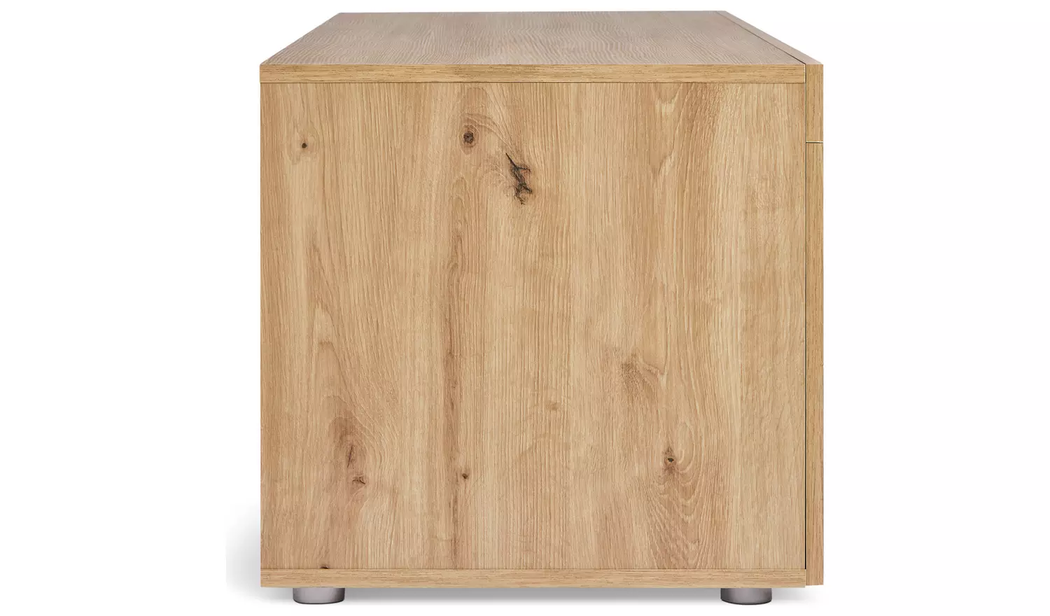 Habitat Gamma 2 Drawer TV Unit - Natural & White