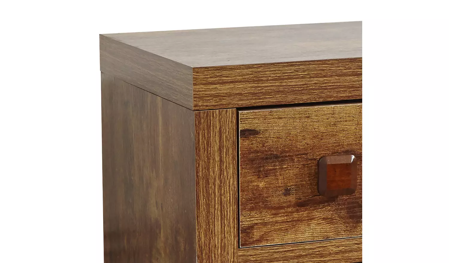 GFW Jakarta 2 Drawer TV Unit - Mango Wood Effect