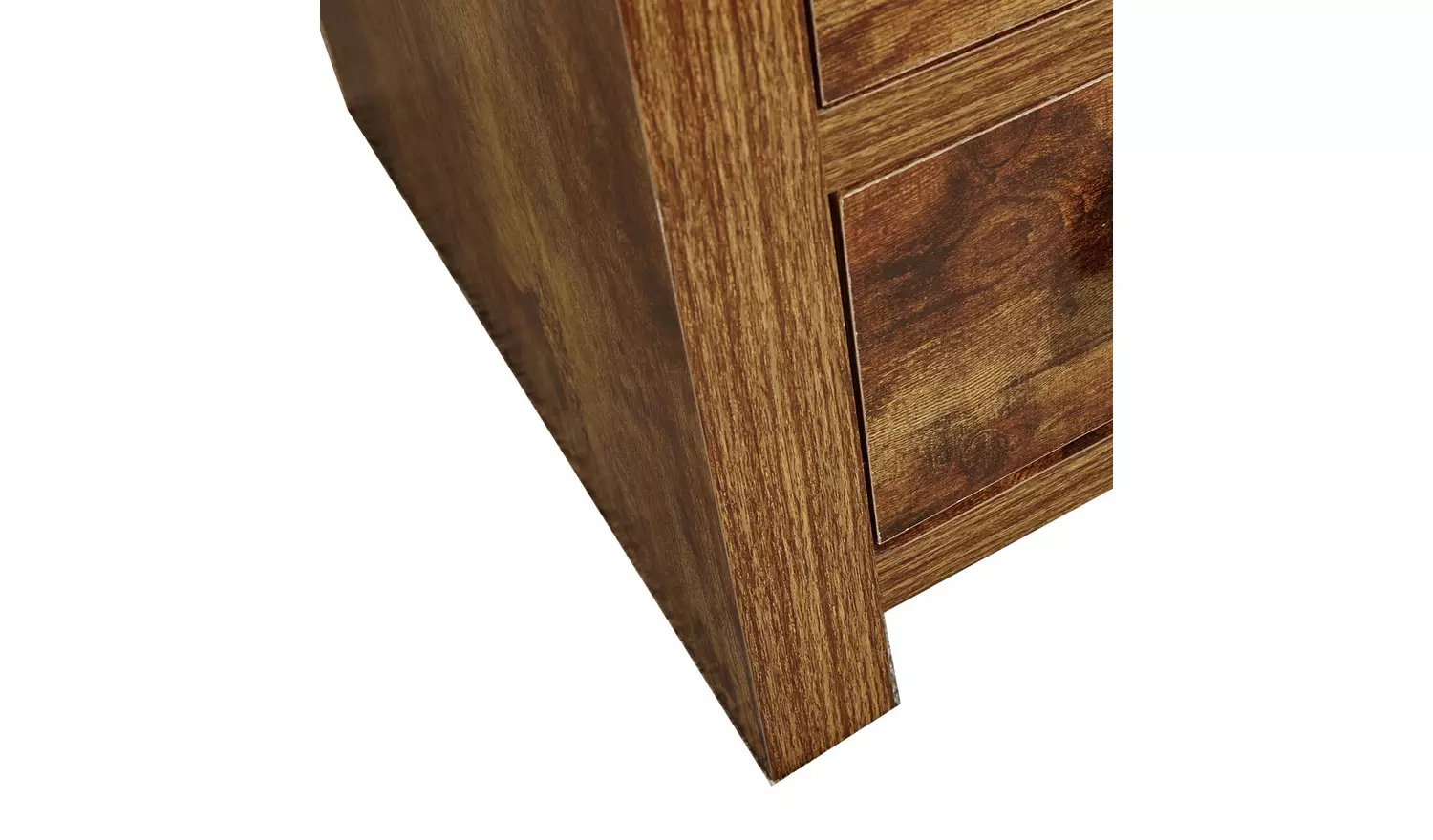 GFW Jakarta 2 Drawer TV Unit - Mango Wood Effect