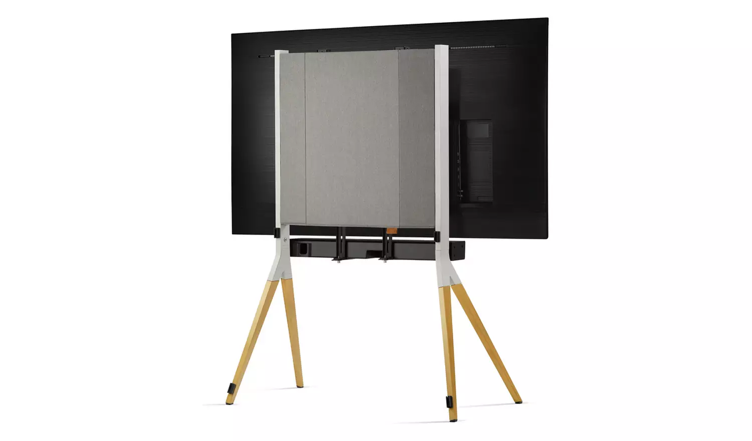 One For All WM7482 Falcon Up to 70 In TV Stand - Silver Grey