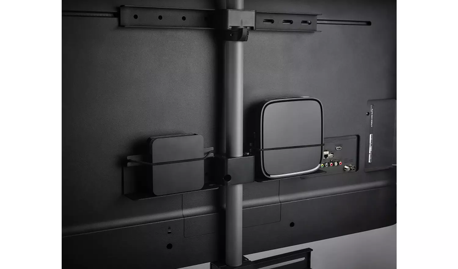 One For All WM7476 Up to 70 Inch TV Stand - Silver Grey