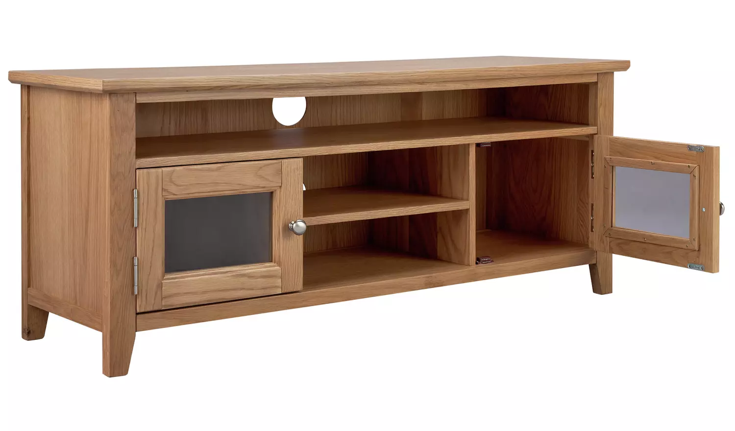 Argos Home Islington 2 Door Oak TV Unit - Natural