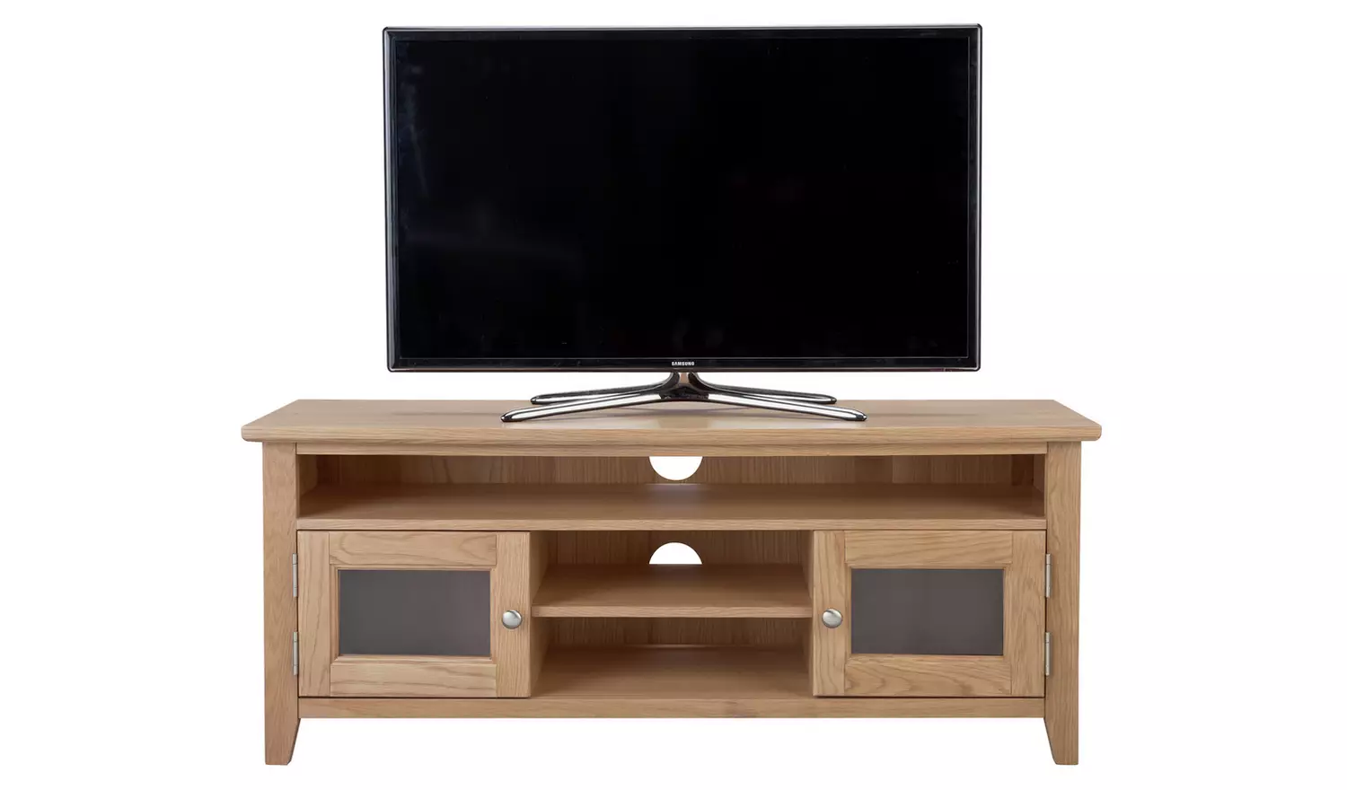 Argos Home Islington 2 Door Oak TV Unit - Natural