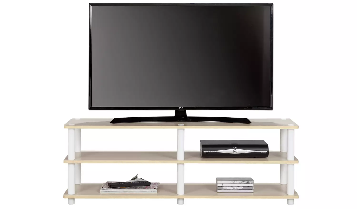 Argos Home New Verona TV Unit - Light Wood Effect