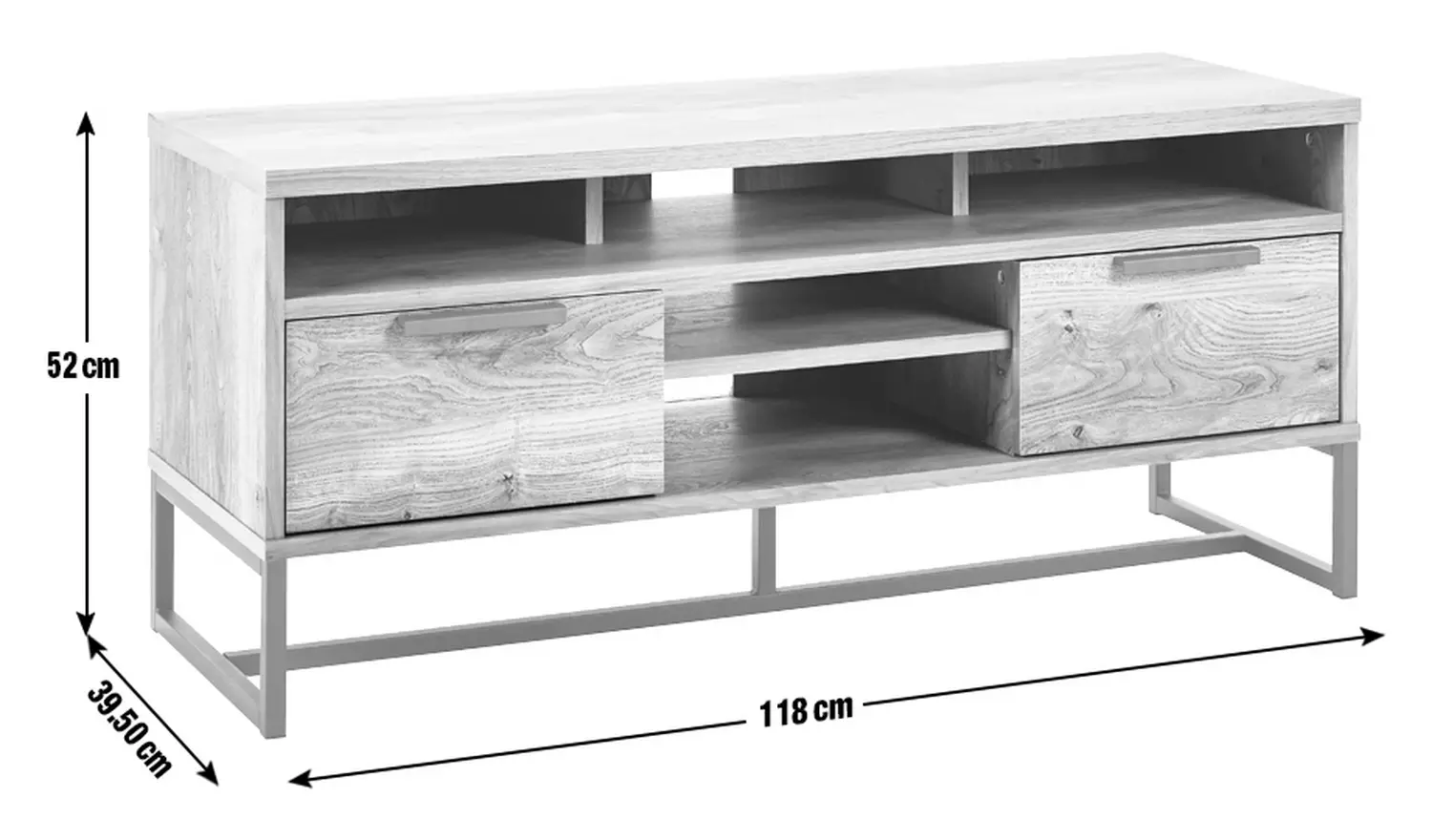Habitat Nomad TV Unit - Natural