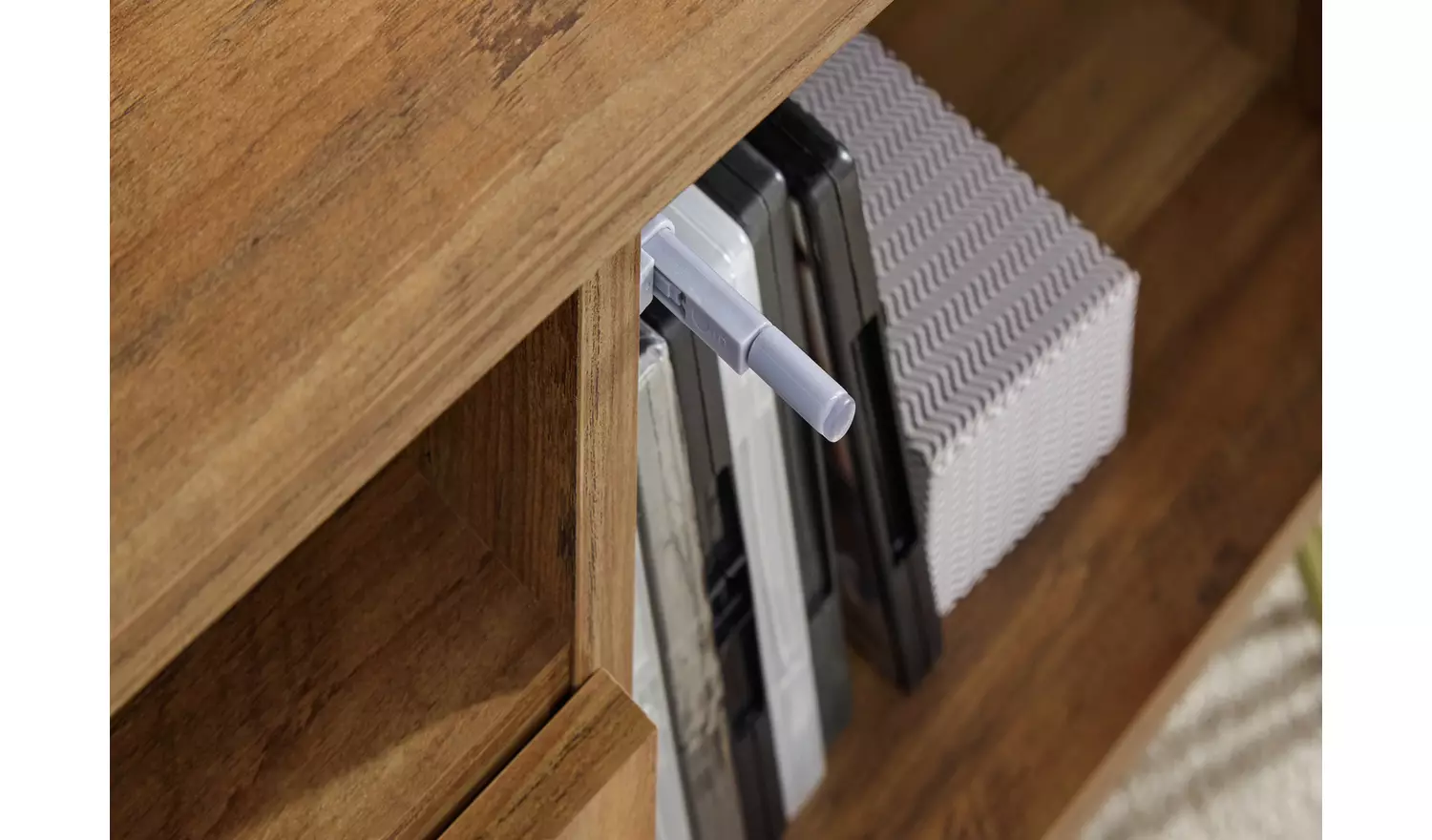 GFW Orleans 1 Drawer TV Unit - Mango Wood Effect