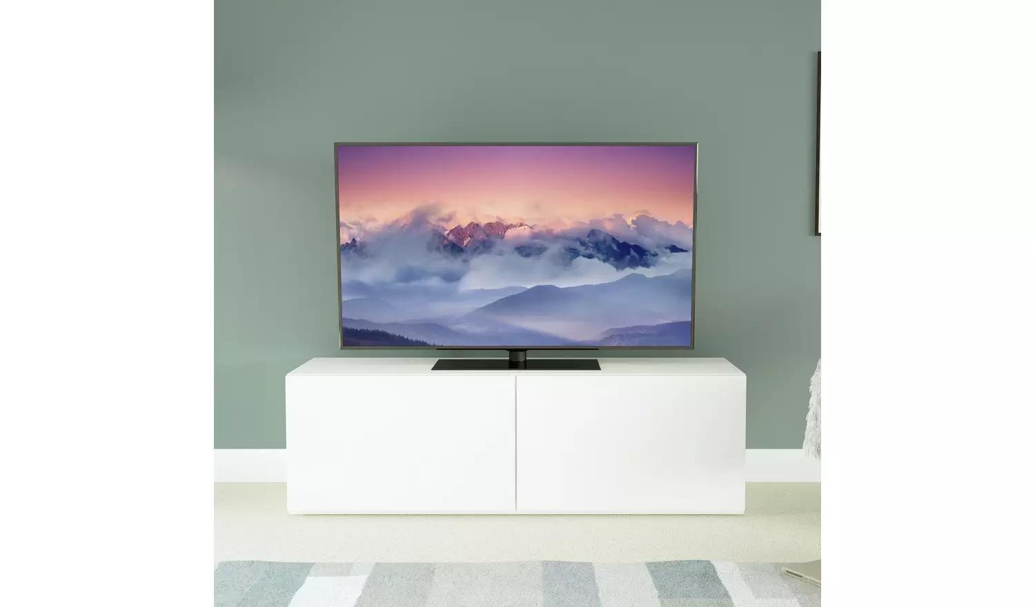 AVF Up To 77 Inch Tabletop Tilt & Turn TV Stand - Black