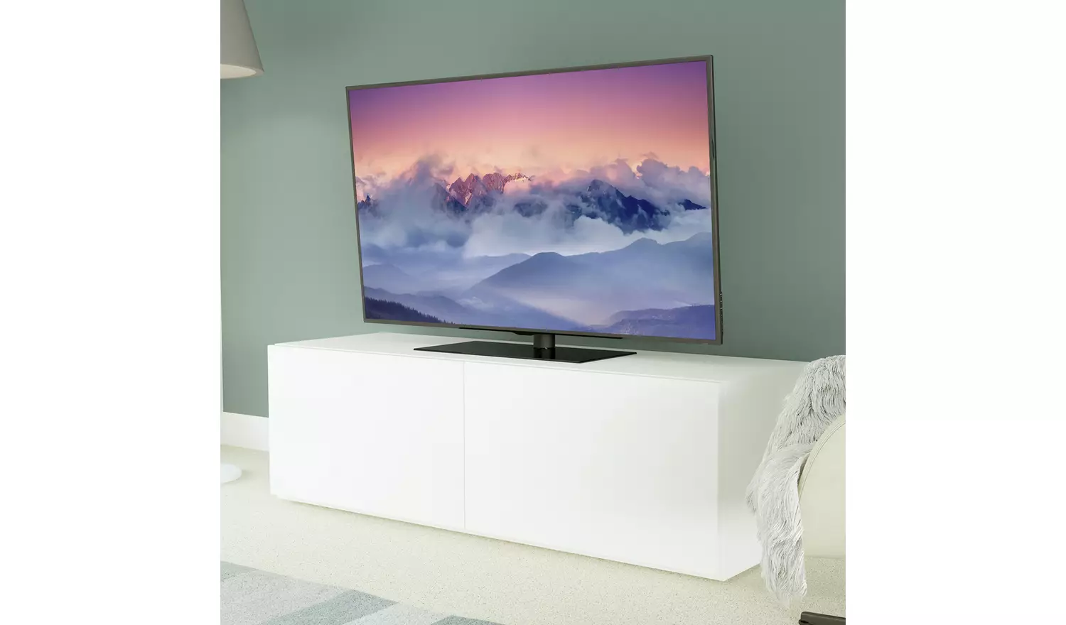 AVF Up To 77 Inch Tabletop Tilt & Turn TV Stand - Black