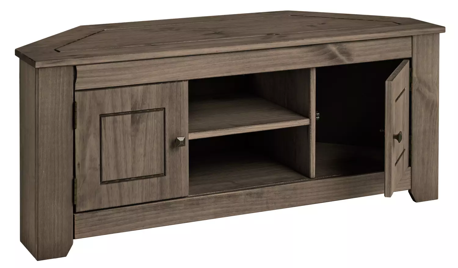 Argos Home Amersham Corner TV Unit - Dark Pine