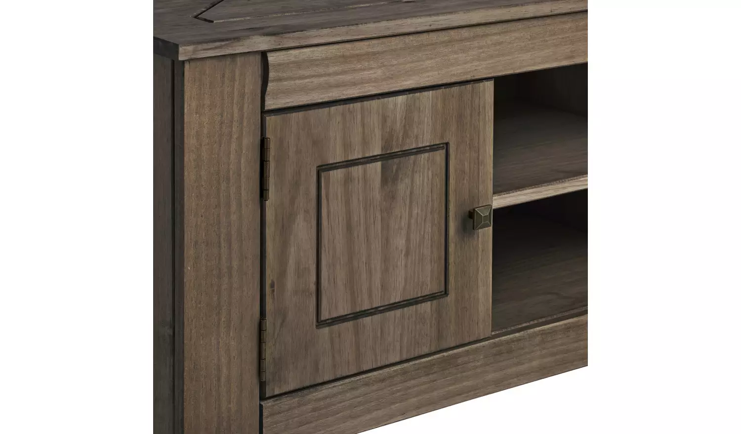 Argos Home Amersham Corner TV Unit - Dark Pine