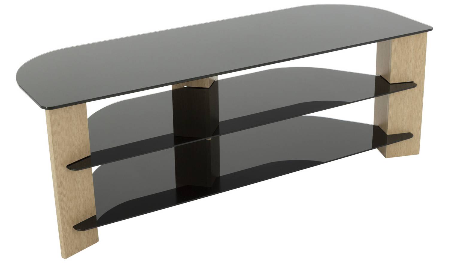 AVF Wood Effect Up To 65 Inch TV Corner Stand - Oak