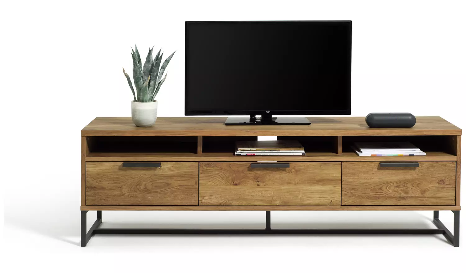 Habitat Nomad 3 Drawer TV Unit - Natural