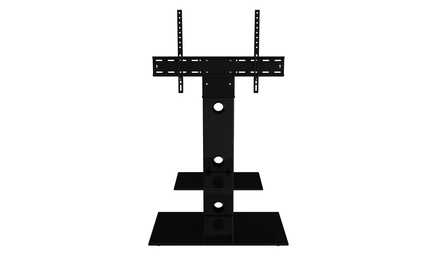 AVF Column Mount Up to 65 Inch TV Stand - Black