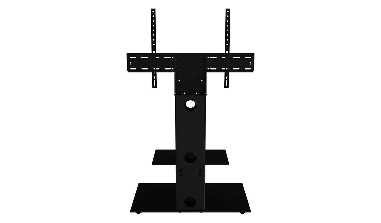 AVF Column Mount Up to 65 Inch TV Stand - Black