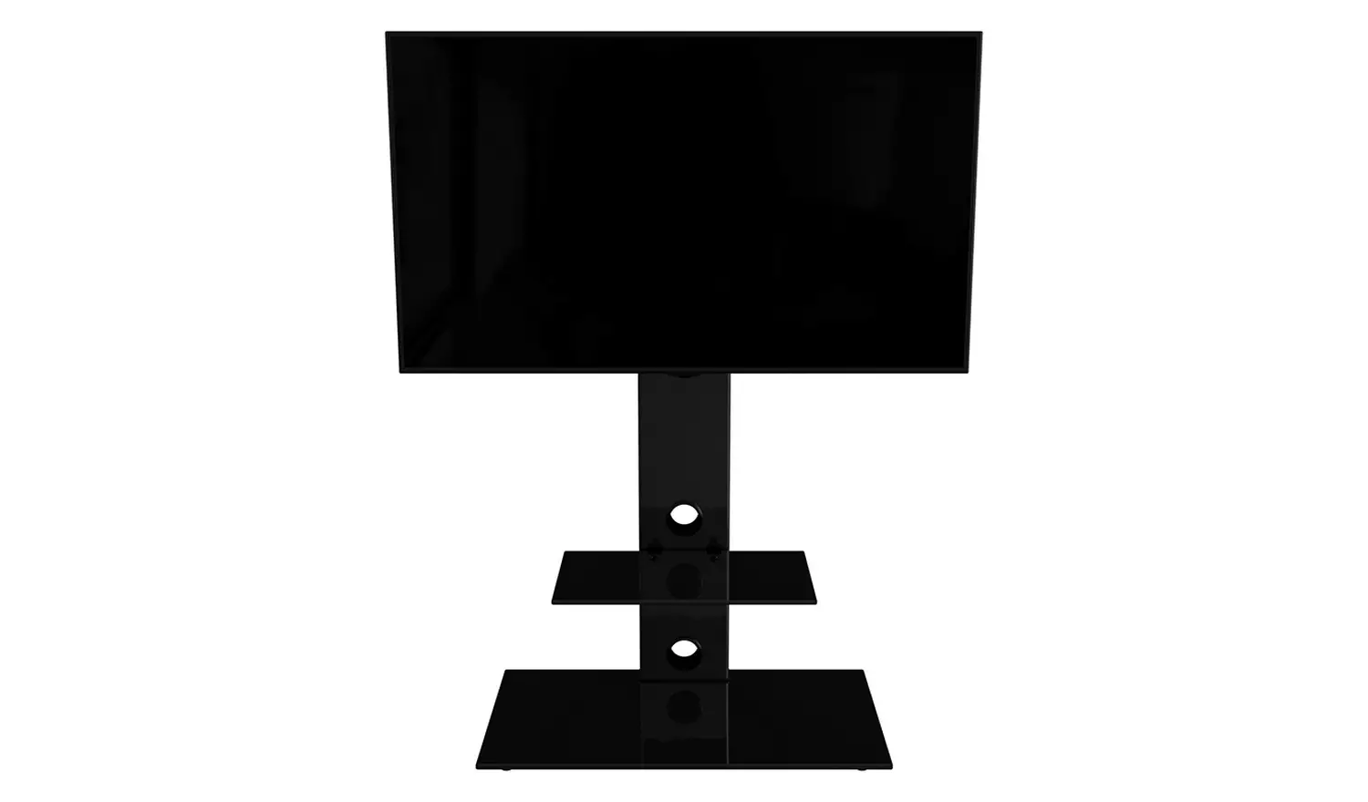 AVF Column Mount Up to 65 Inch TV Stand - Black
