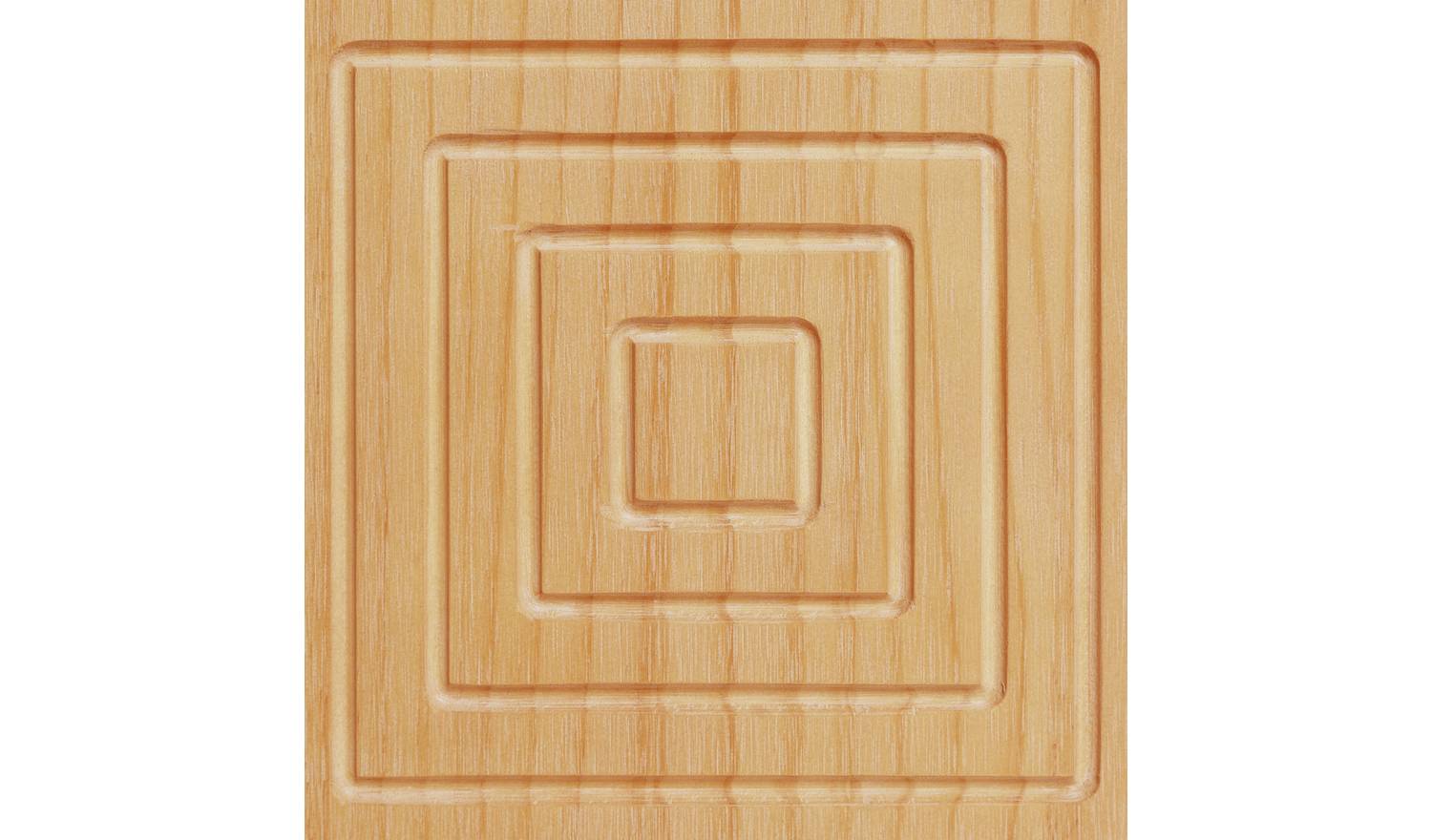 Habitat Grooved Storage 3 Door Corner TV Unit - Light Wood