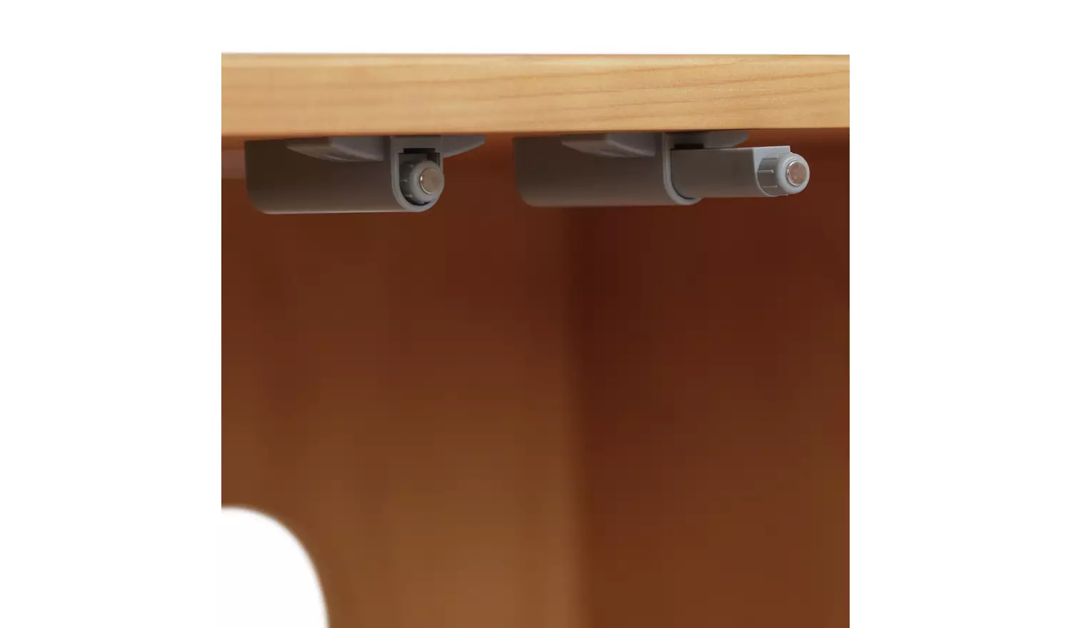 Habitat Grooved Storage 3 Door Corner TV Unit - Light Wood