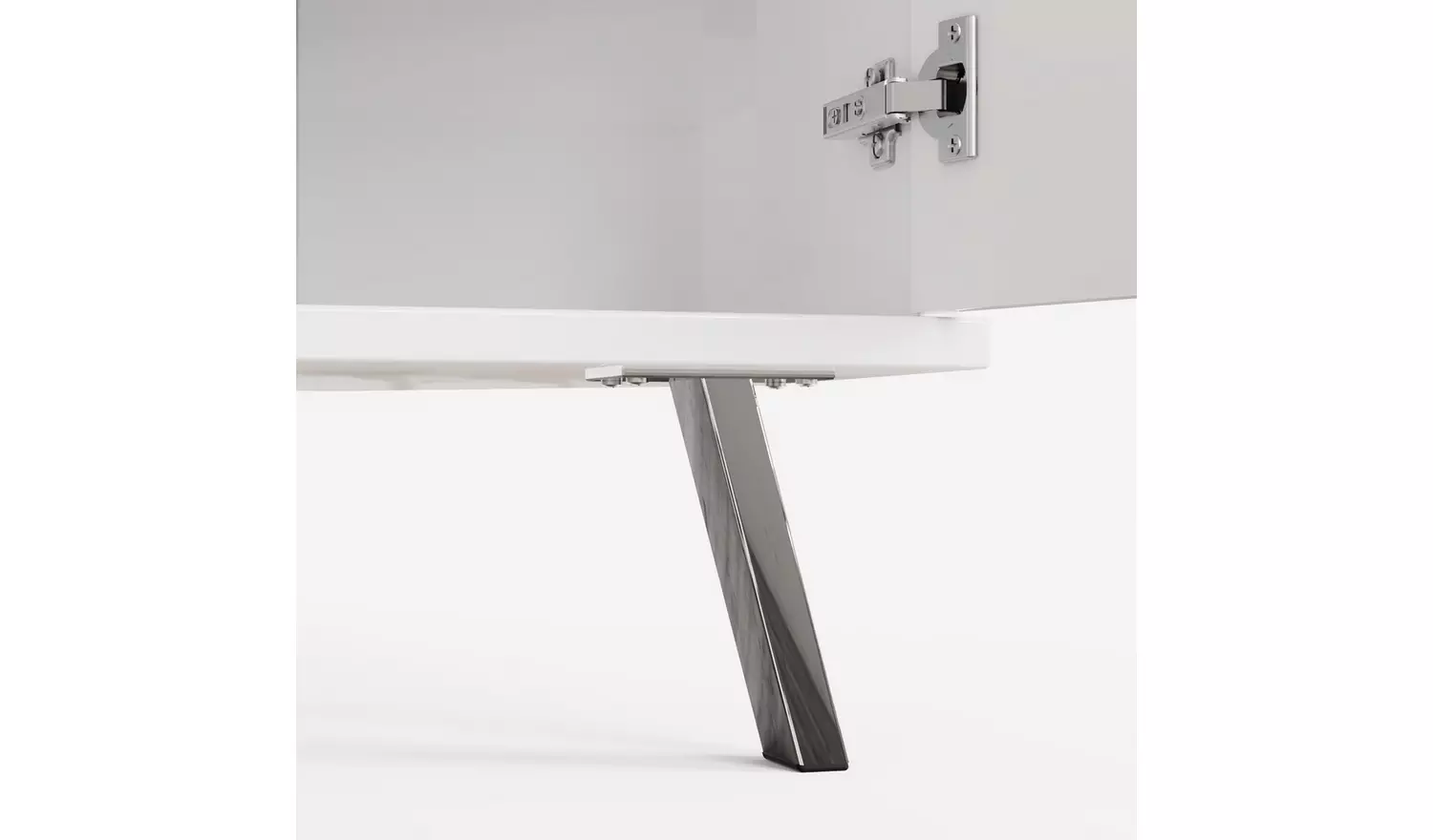 Frank Olsen Elevate 2 Door Corner TV Unit - White