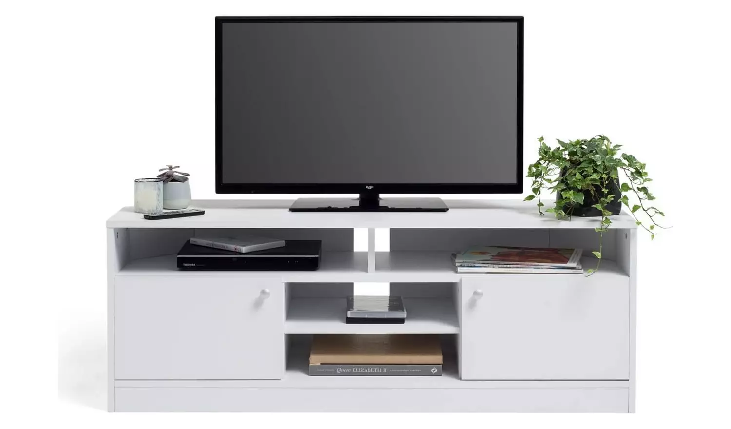 Argos Home Corners 2 Door TV Unit - White