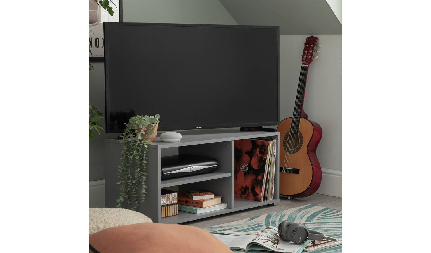 Argos Home Malibu TV Unit - Grey