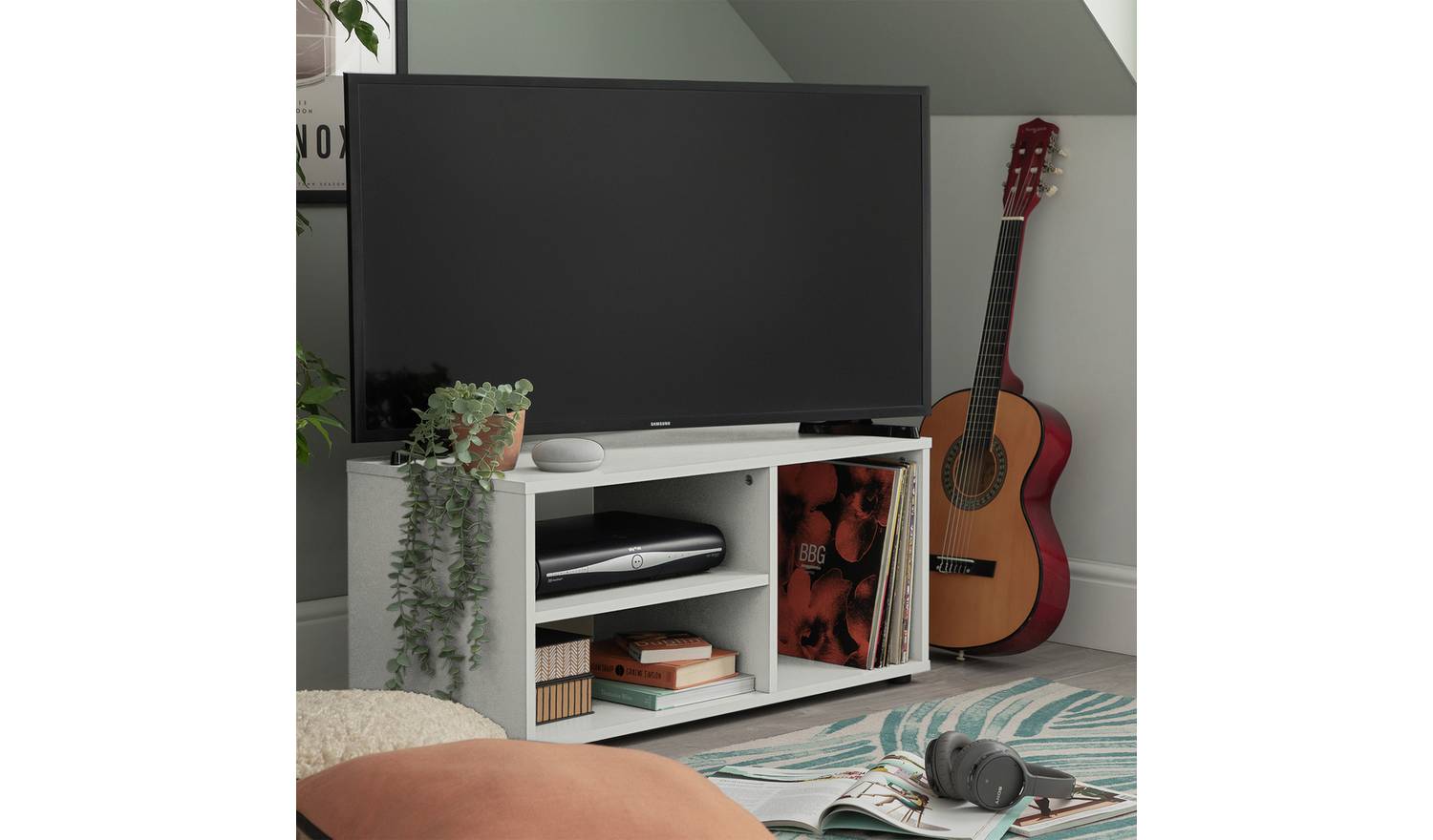 Argos Home Malibu TV Unit - White